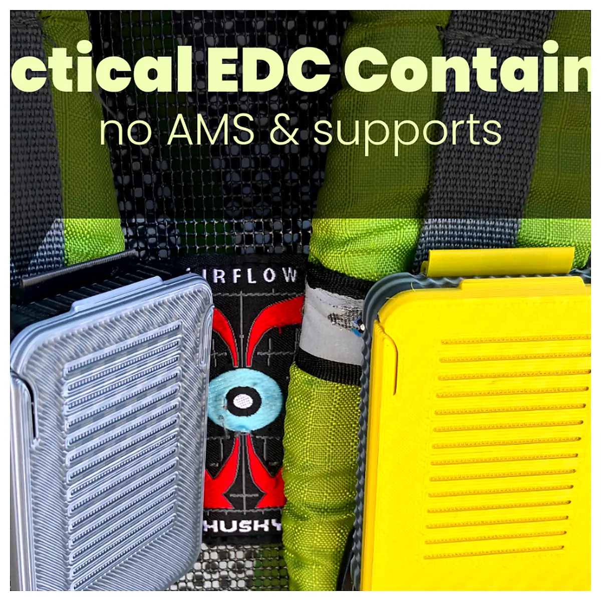 Tactical EDC Container Multi Tool Portable Emergency Parts Repair Accessories Gear
