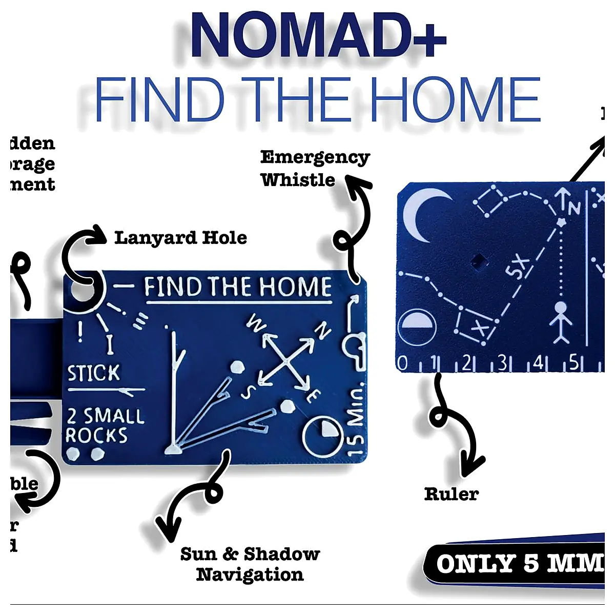 Home Survival Guide Pocket Edition Emergency Kit Outdoor Gear Repair Parts Universal Tool