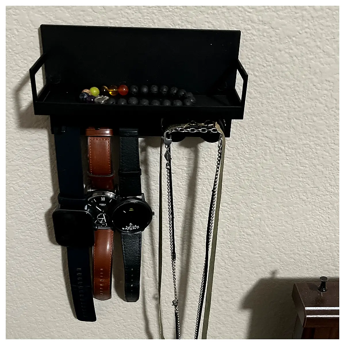 Hanging Jewelry Shelf Simple Multi Functional Wall Display Jewelry Organizer Accessory Decor Hanging Shelf