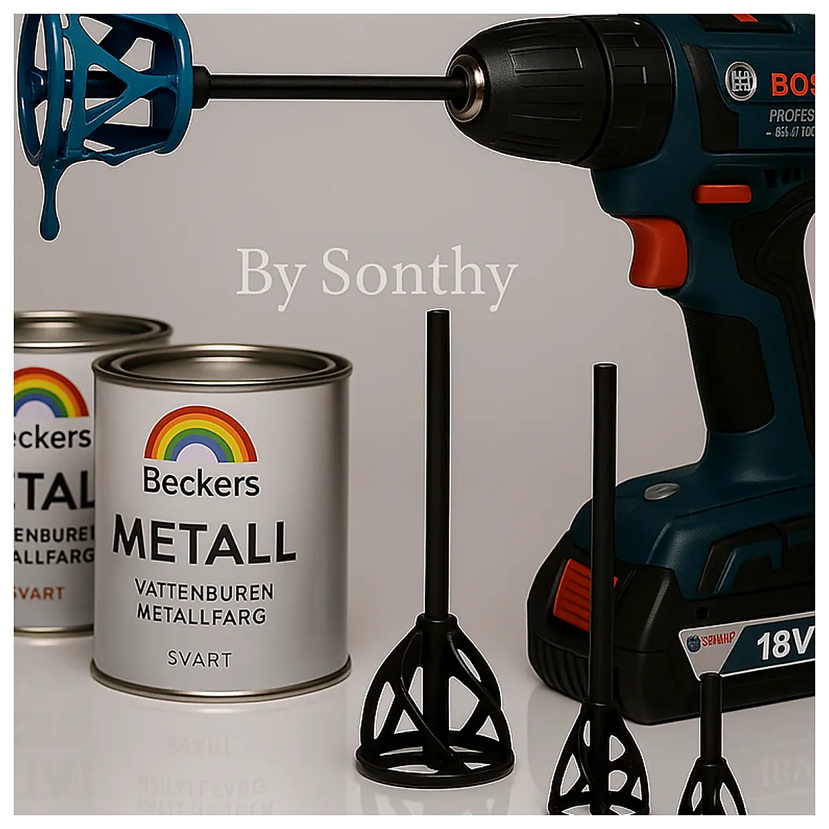 Cordless Paint Mixers 3 s Drill Powered Mixer Handheld Mixer Paint Stirrer Parts Repair