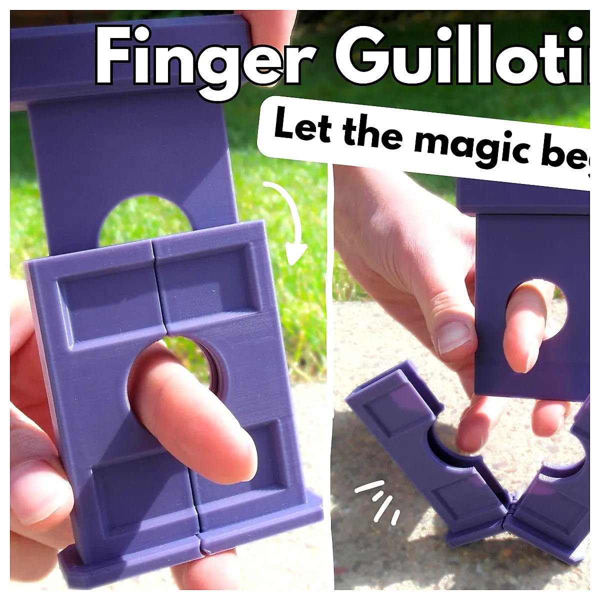 Magic Guillotine Prop Realistic Illusion Stage Performance Props Magic Trick Kit Practice