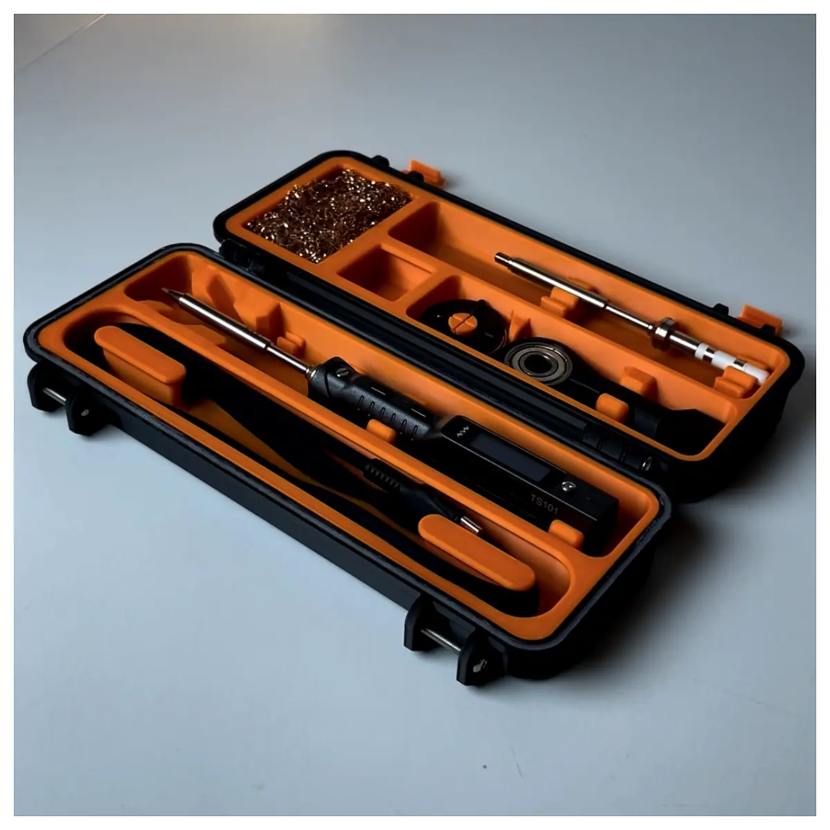 Rugged Soldering Case TS100 TS101 Protective Case Gun Tip Parts Repair Tools