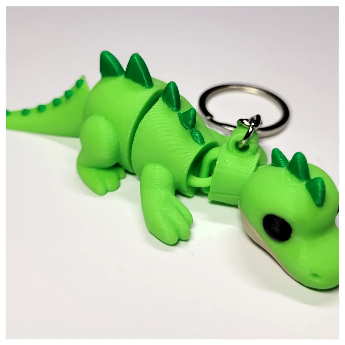 Flexi Dino Keychain Moving Toy Dinosaur Model Keychain Collectible Gift Educational Toy