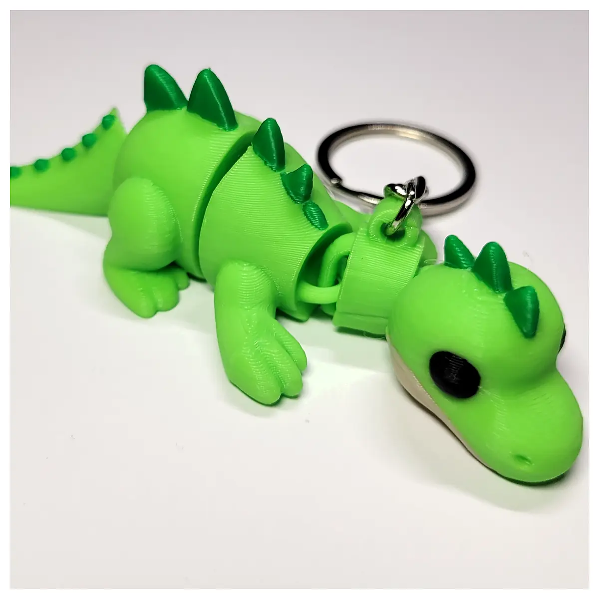 Flexi Dino Keychain Moving Toy Dinosaur Model Keychain Collectible Gift Educational Toy