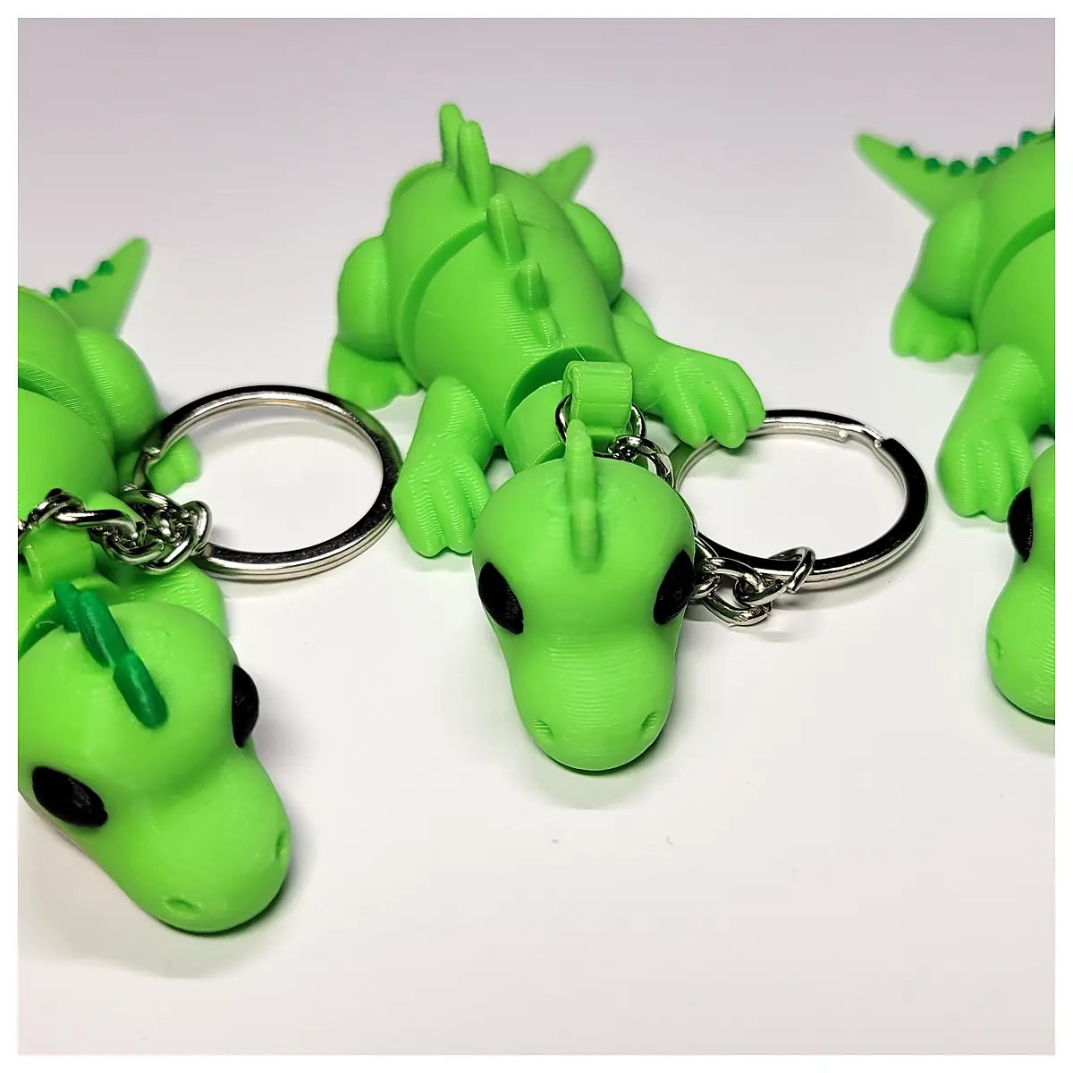 Flexi Dino Keychain Moving Toy Dinosaur Model Keychain Collectible Gift Educational Toy