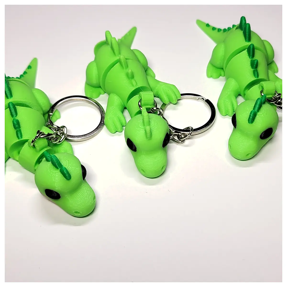 Flexi Dino Keychain Moving Toy Dinosaur Model Keychain Collectible Gift Educational Toy