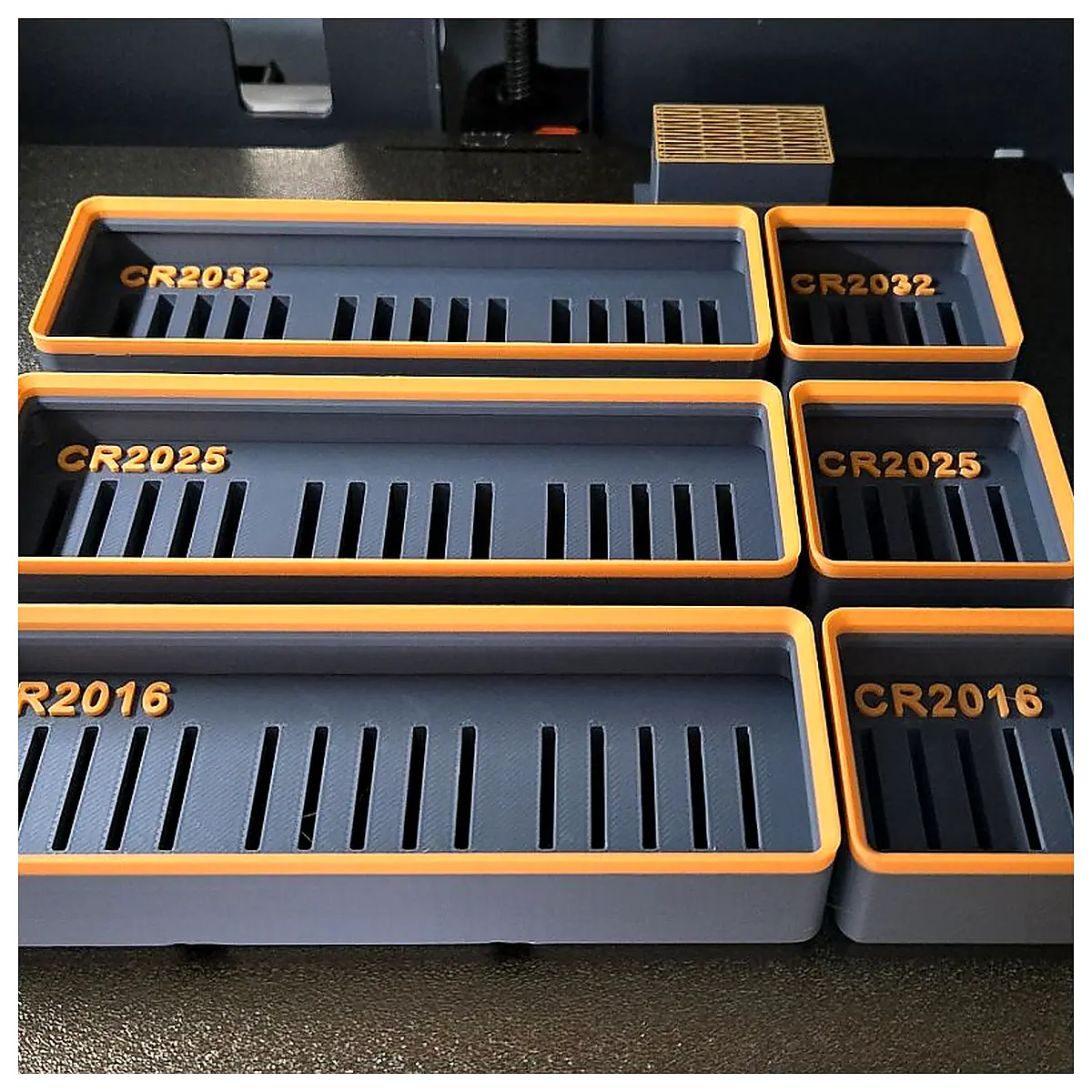 Gridfinity Coin Battery Storage CR2032 Battery Pack Energy Reserve Module Electronics Supply
