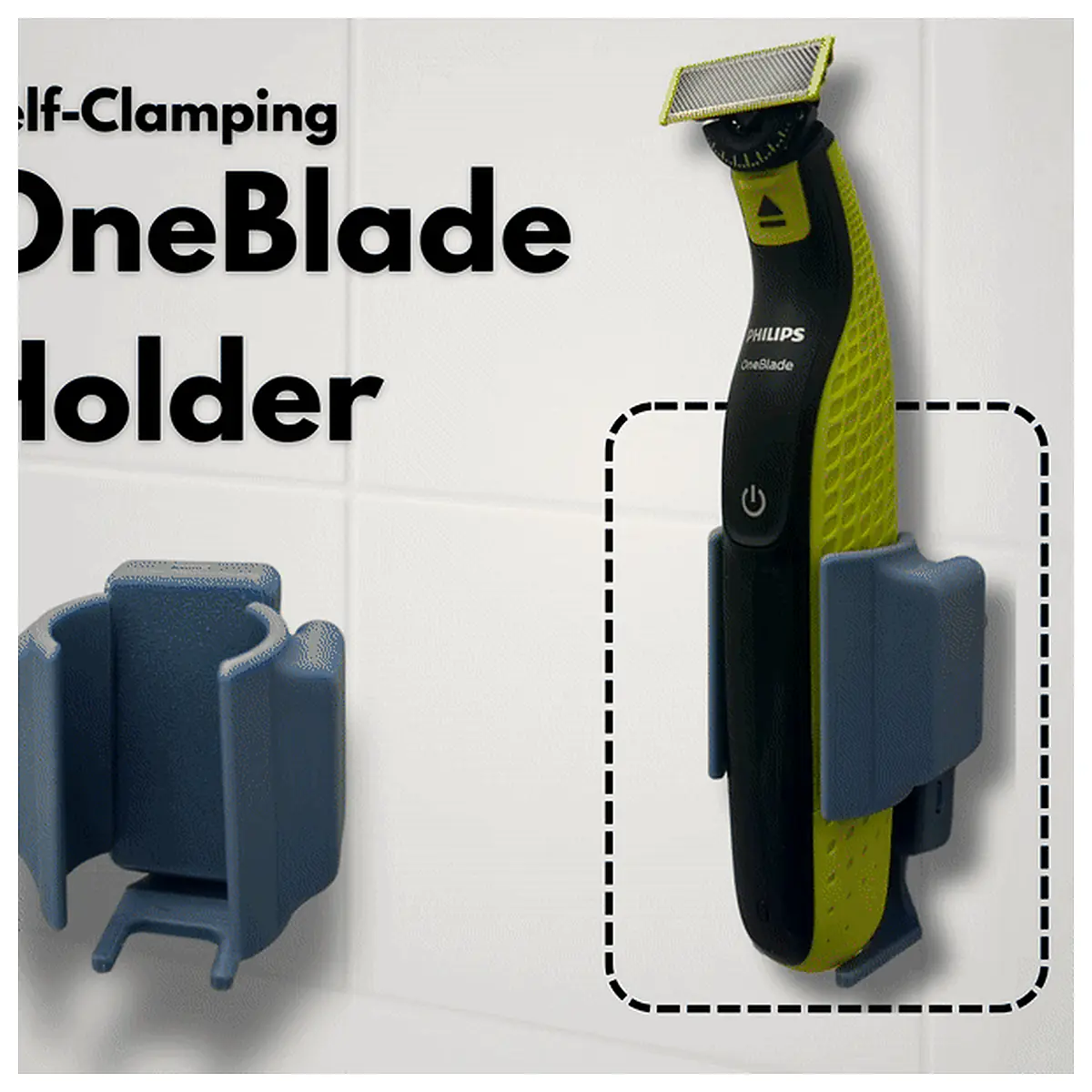 OneBlade Holder Self Clamping Stand Razor Accessory Replacement Parts Razor Tool Stand Holder Replacement Accessories