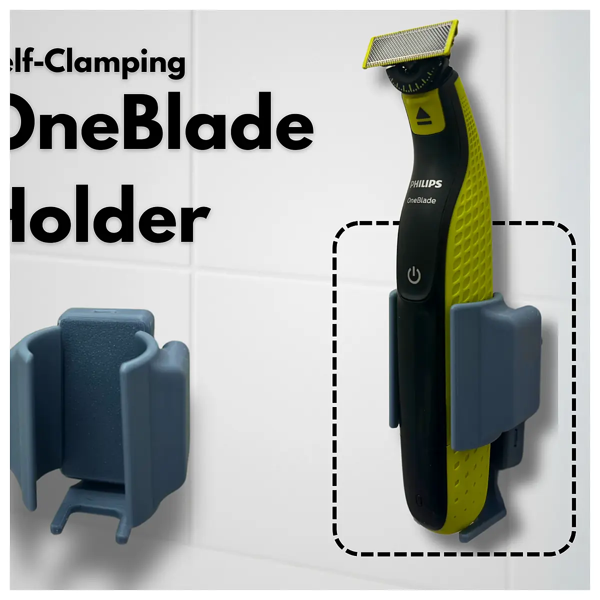 OneBlade Holder Self Clamping Stand Razor Accessory Replacement Parts Razor Tool Stand Holder Replacement Accessories