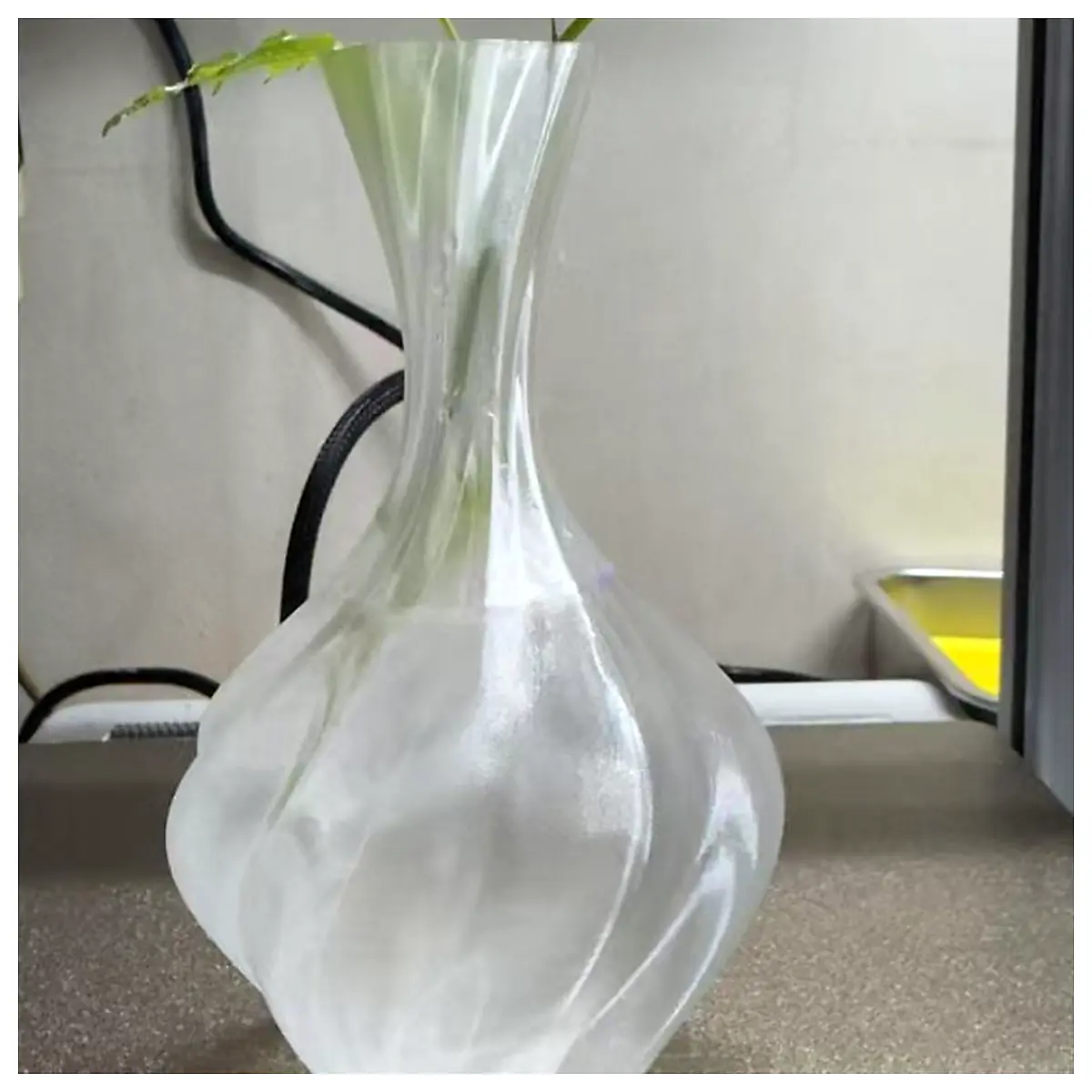 Transparent Waterproof Vase Decor Watering Creative Container Glass Modern
