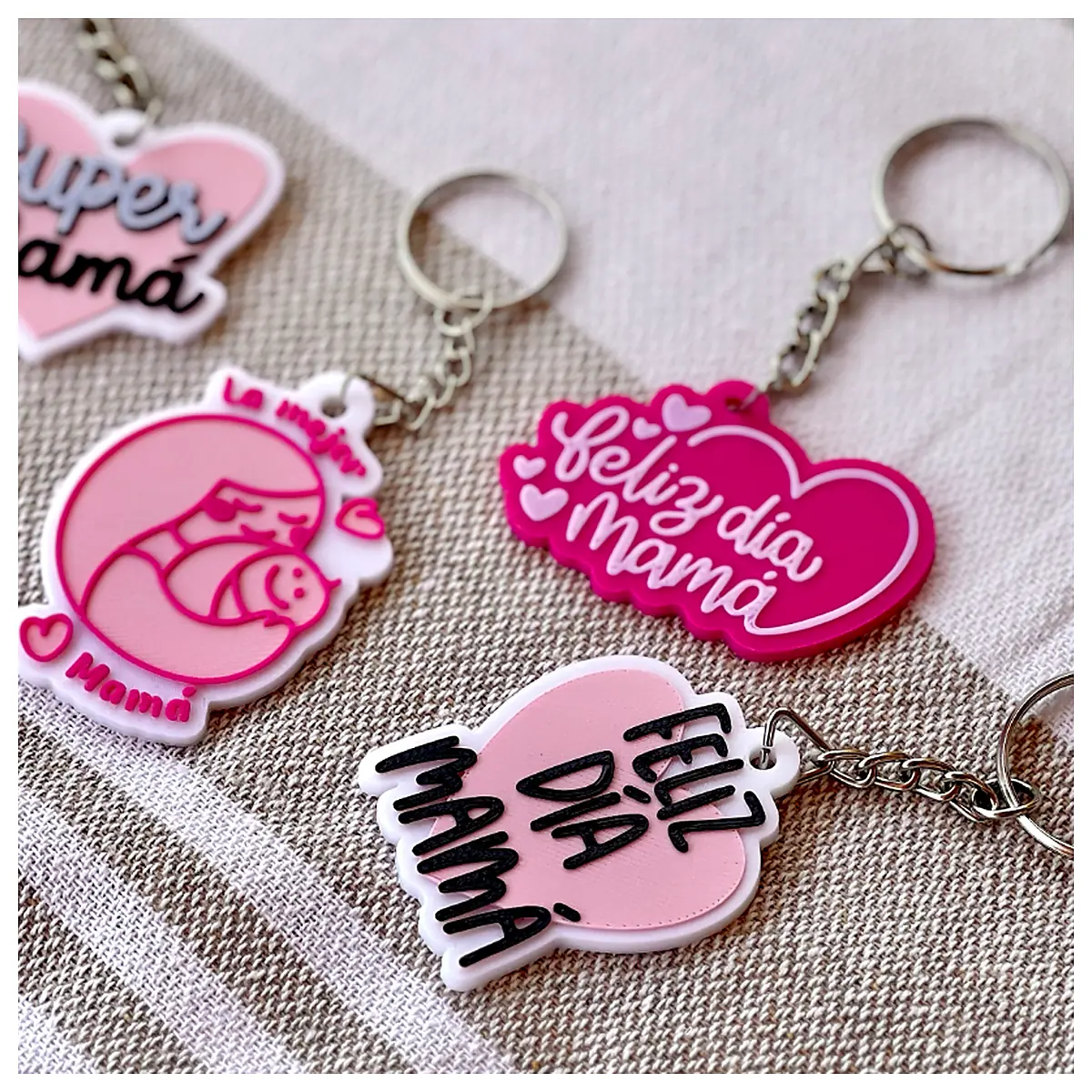 Mother s Day Keychain Personalized Gift Sentiment Jewelry Anniversary Gift Custom Keychain Mom Gift