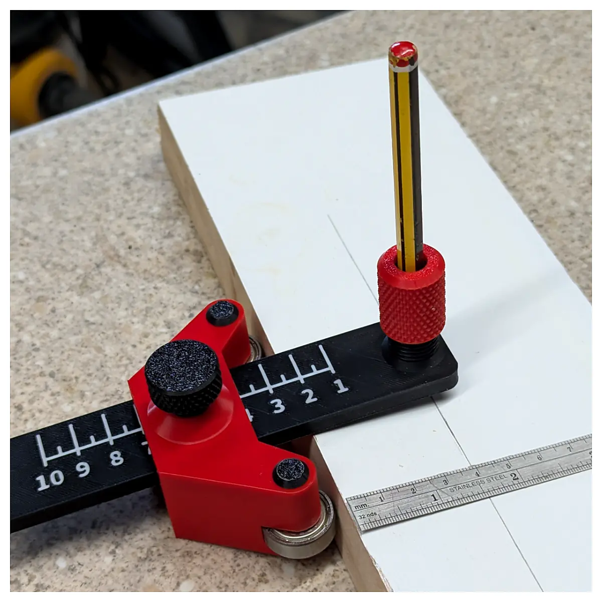 Parallel Edge Marking Tool Curved Edges Measurement Tool Edge Detection Industrial Measurement
