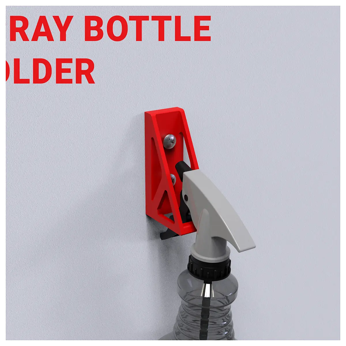 Spray Bottle Holder Wall Mounted Organizer Liquid Dispenser Storage Rack Automotive Parts Accessories