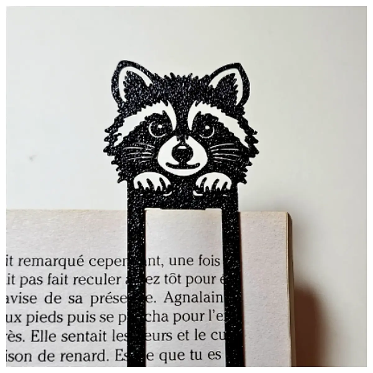Cute Raccoon Bookmark Reading Accessory Replacement Paper Book Study Supplies Versatile