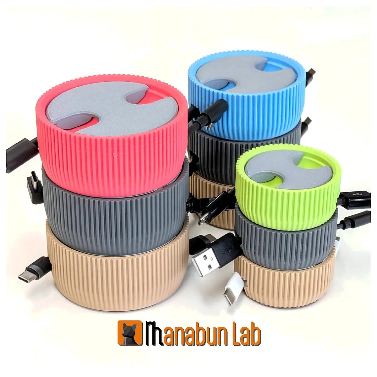 USB Cable Reel Organizer Storage Travel Cable Management Cable Storage Accessories Electronic Parts