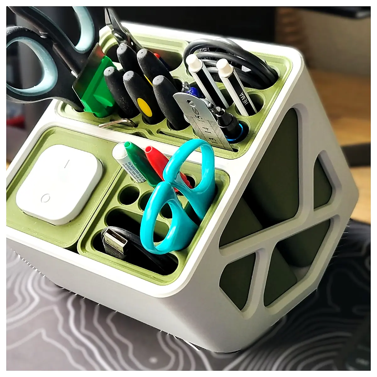 Modular Desk Organizer Desk Storage Solutions Office Organizer Supply Storage Rack Multi Functional Accessories