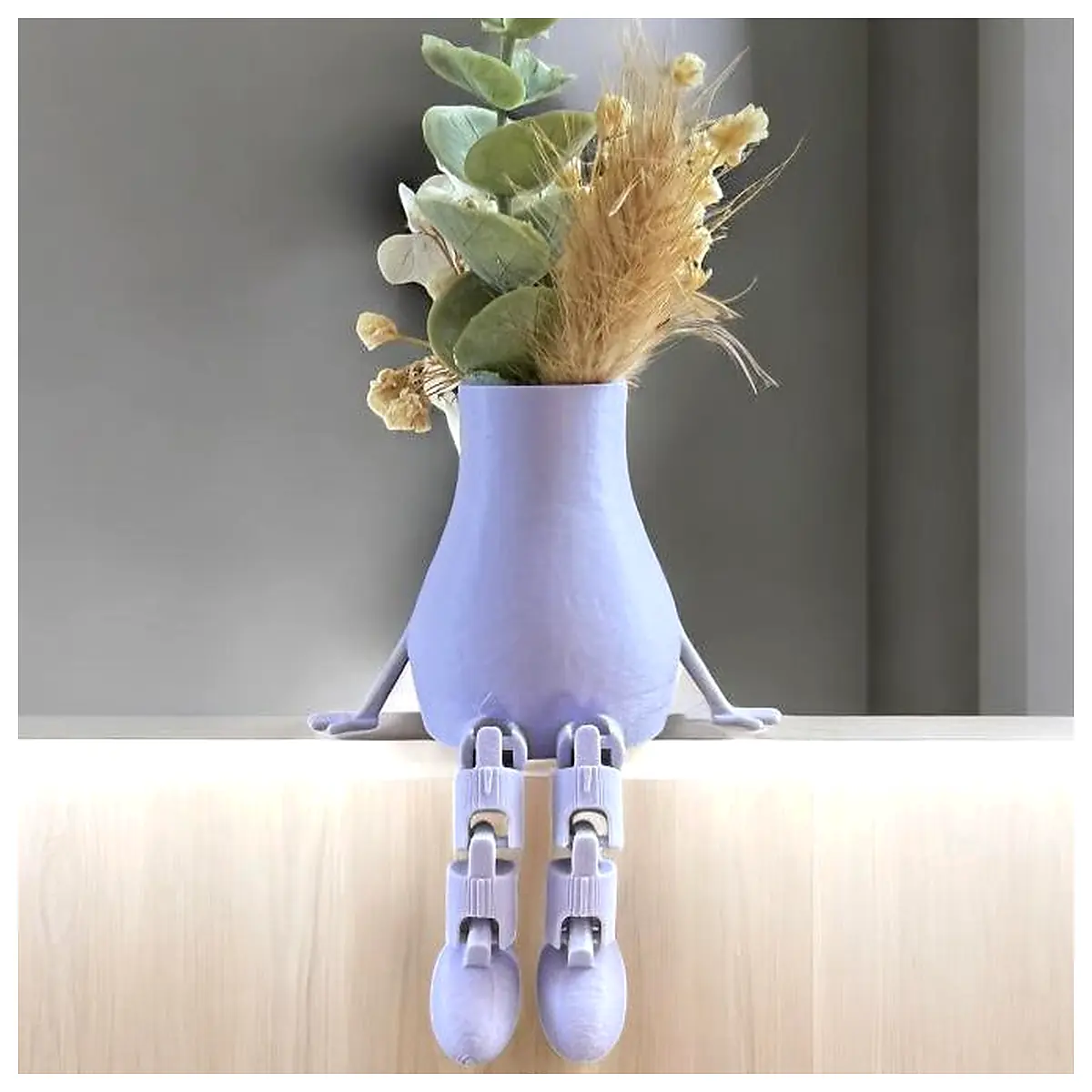 Universal Vase Stand Flexible Legs Desk Flower Holder Support Adjustable Floral Stand Parts Accessory