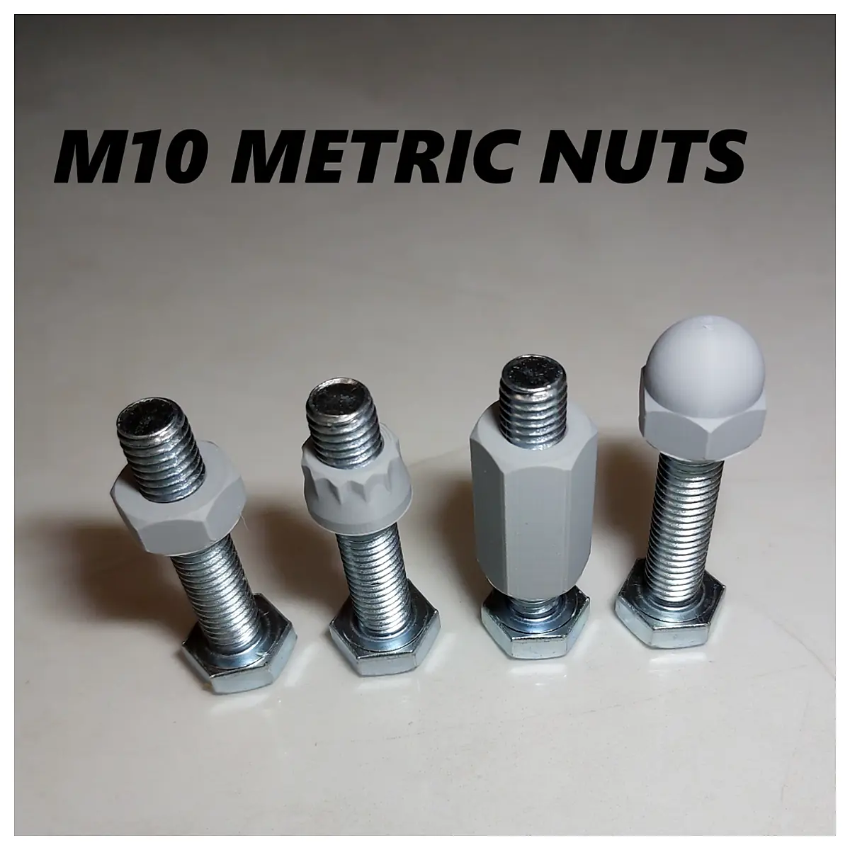 M10 Metric Nuts Fasteners Parts Specification Mechanical Industrial Auto Accessories Tightening