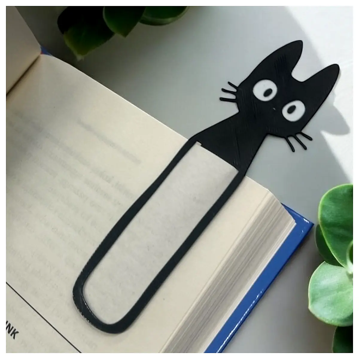 Cat Bookmarks Clip Holder Flip Page Binder Pet Binding Fast