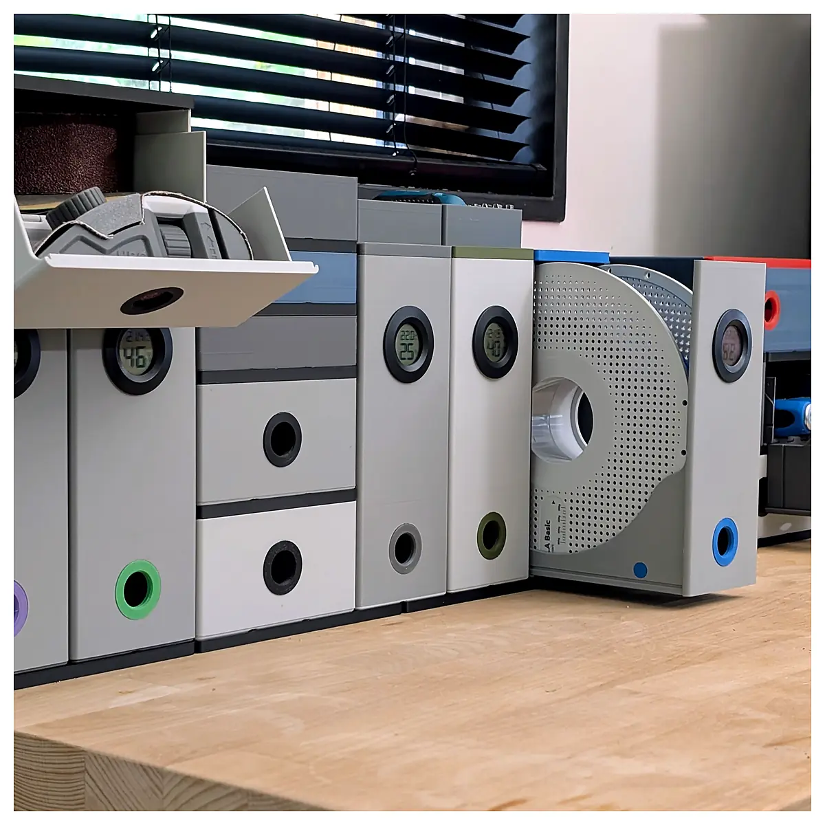 Gridfinity Storage System Stackable Organizer Modular Parts Tool Storage Space Optimization Gridfinity