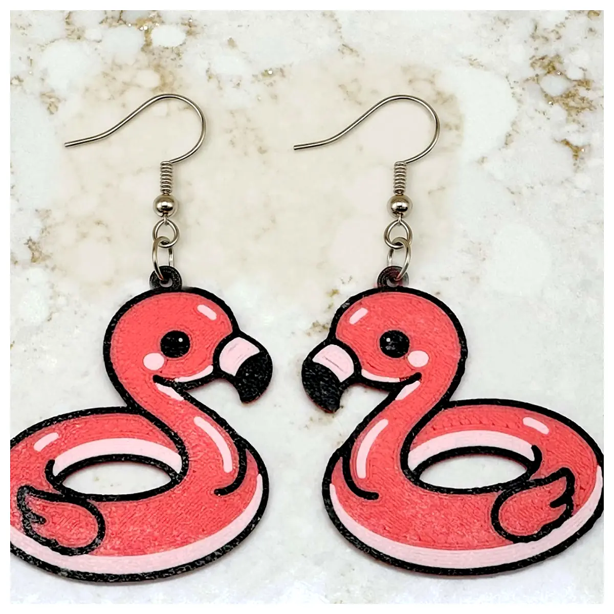 Flamingo Earrings Universal Earring Bird Shape Jewelry Decoration Bird Gifts Accessories