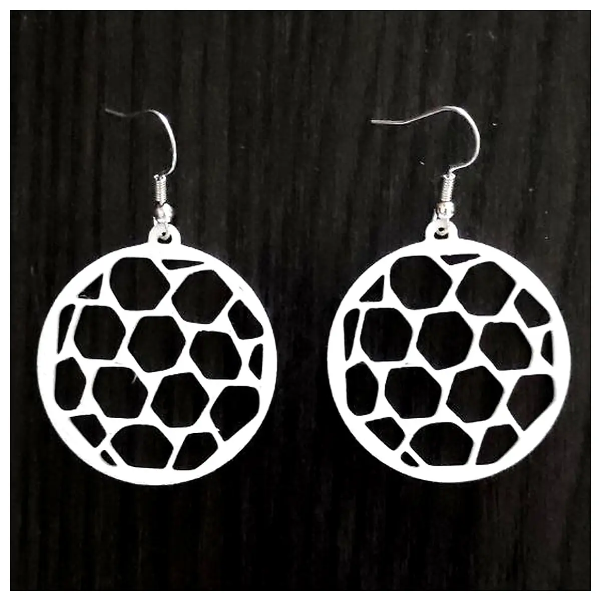 Hive Echo Earrings Studs Modern Minimalist Jewelry Elegant Accessories Gift Purchase