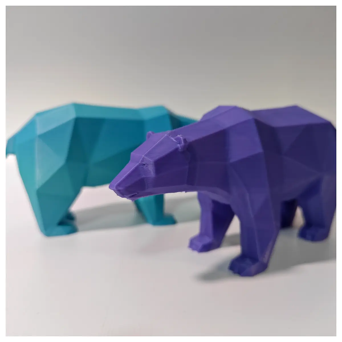 Adorable Polar Bear Figurine Decoration Toy Gift Collectible Home Decor Kids Toy Birthday Present