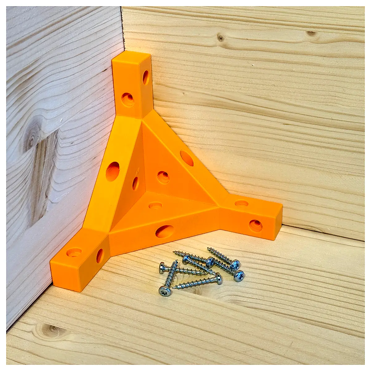 3D Corner Bracket Super Reinforced Wall Mounting Support Heavy Duty Bracket Corner Support Hardware