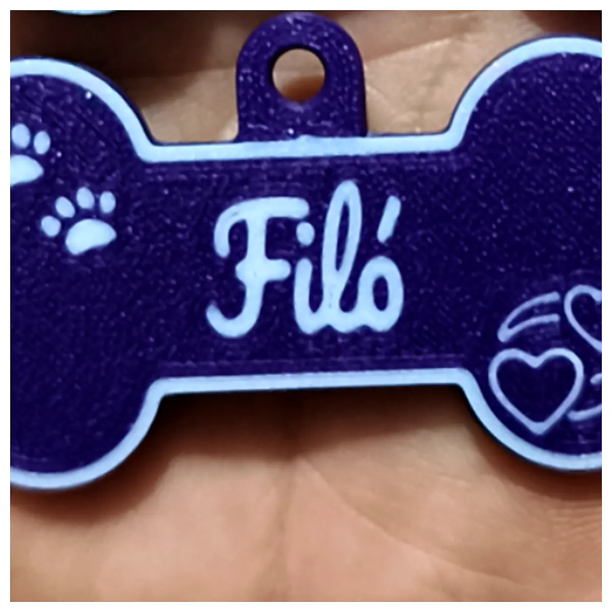 Pet Keychain Bones Dog Collar Accessories Pet Parts Replacement Bones Pet Toys Bone Replacements