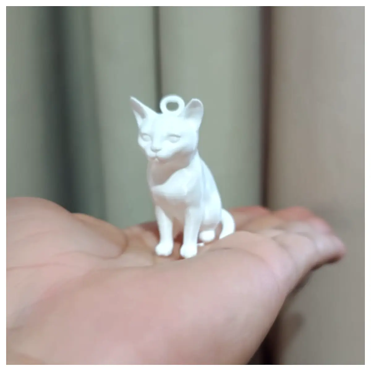 Cat Keychain Cute Cat Charm Keyring Pet Accessories Cat Toy Wallet Phone Holder