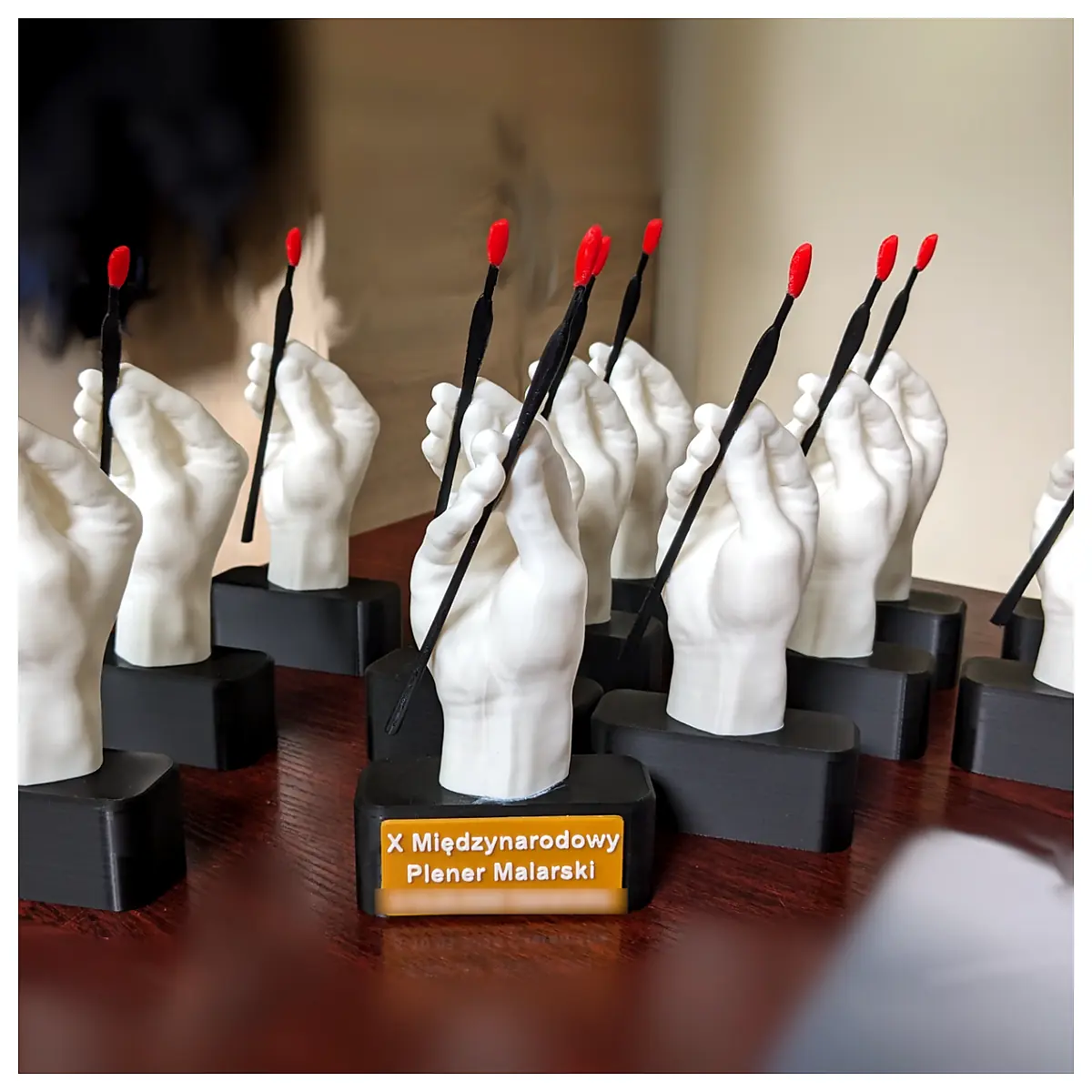 Plein Air Statuette Painting Art Accessories Decorative Sculpture Painting Tools Outdoor Creation Art Display