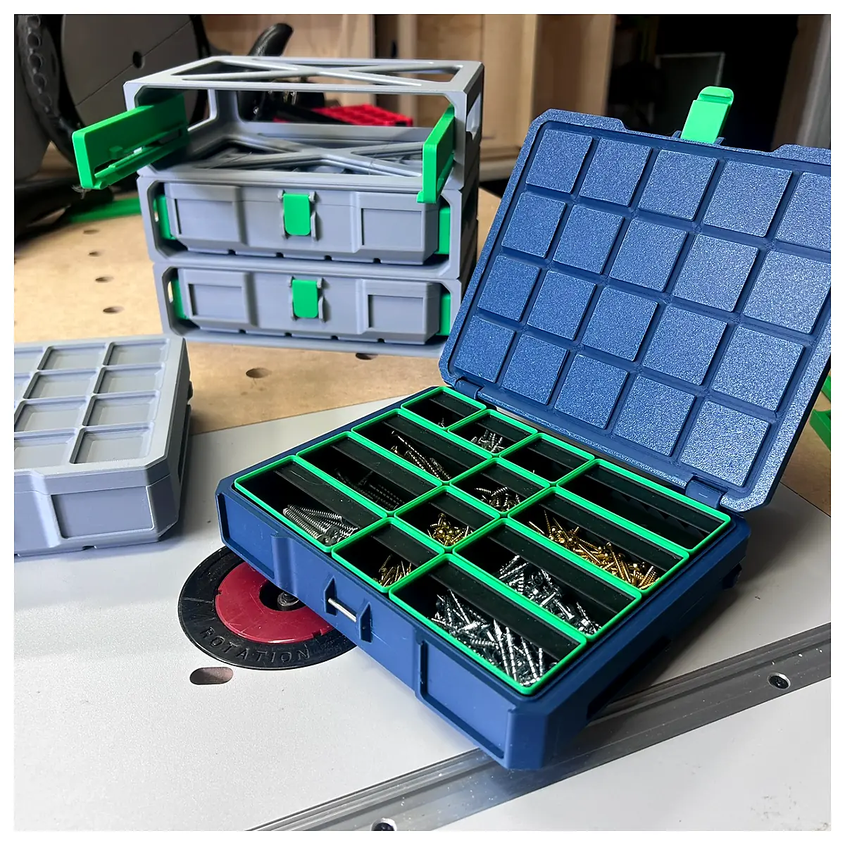 Gridfinity Storage Box System Organization Storage Box Parts Repair Universal System