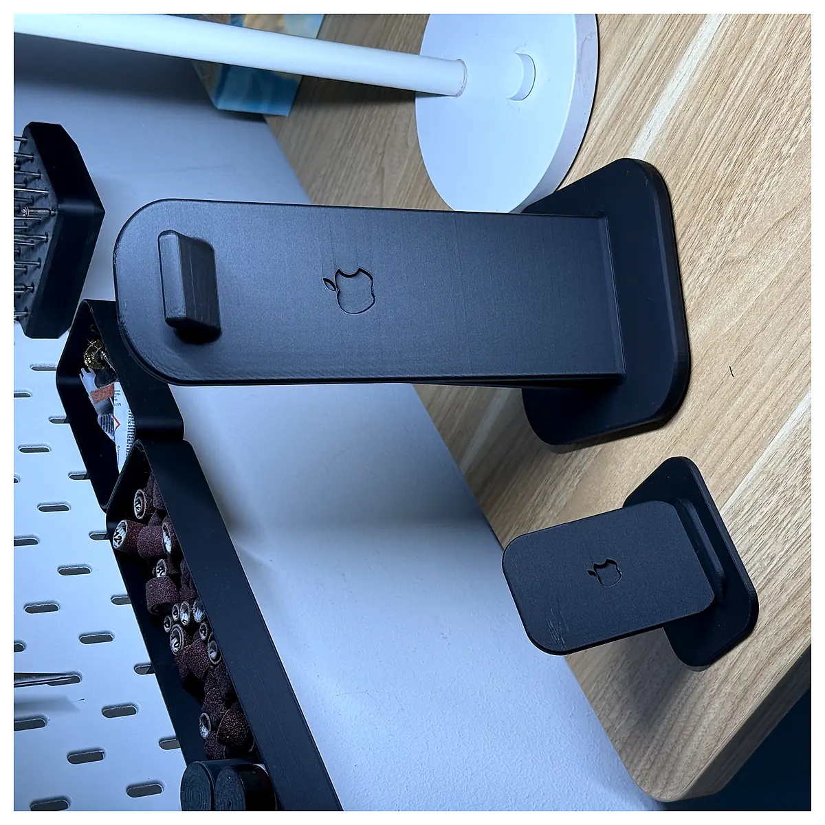 Headphone Stand Organizer Storage Protection Desktop Holder Accessory Case Mount Earbuds Accessories