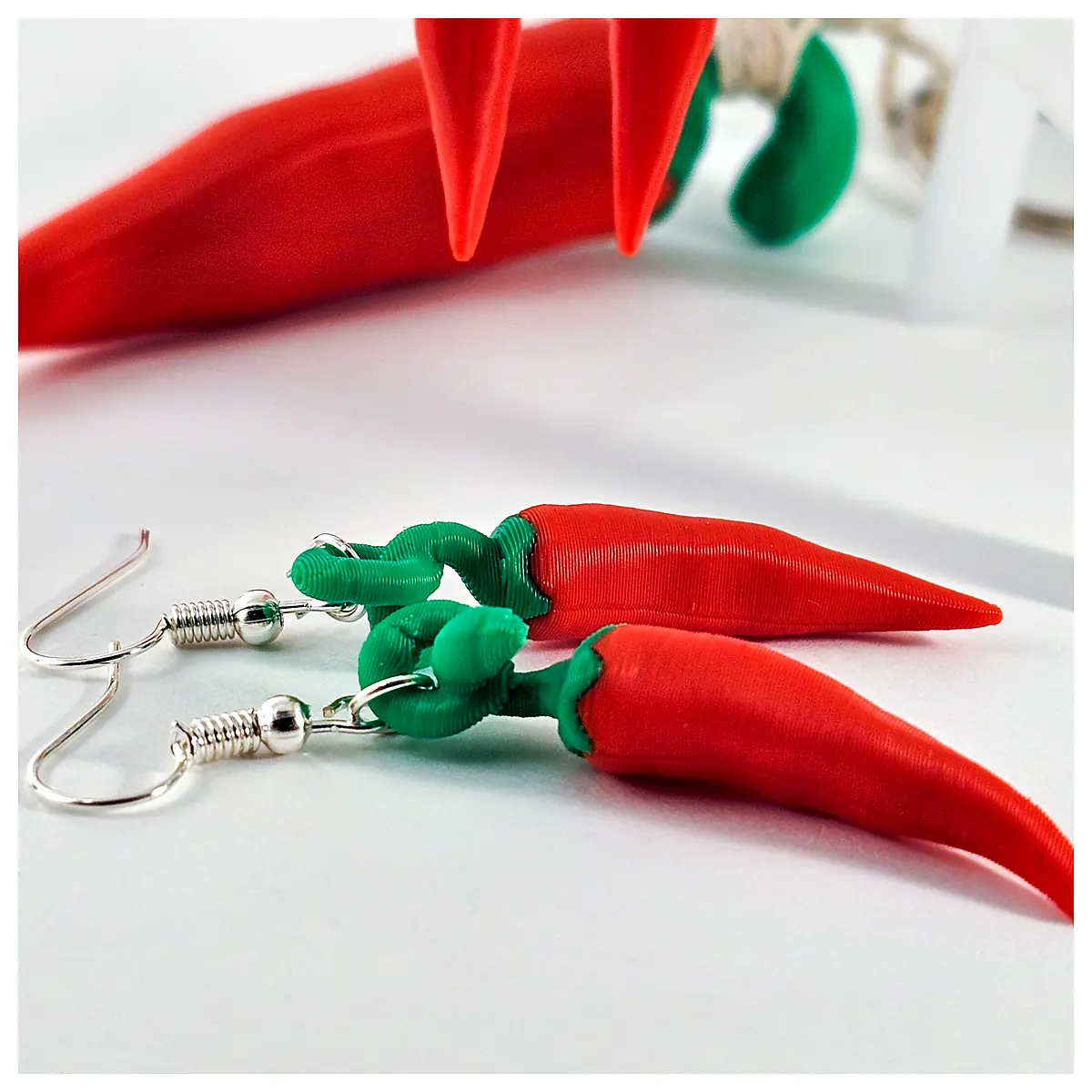 Chili Earrings Decorative Jewelry Accessories Wholesale Parts Repair Universal Ornament