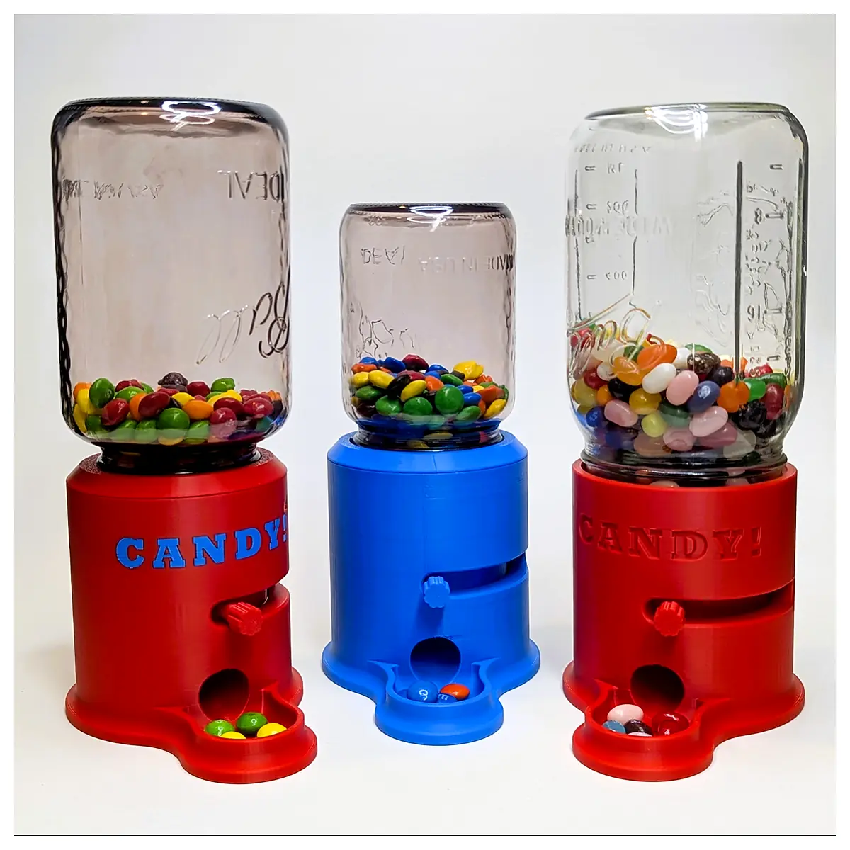 Mason Jar Candy Dispenser Glass Jar Candy Holder Decorative Candy Dispenser Creative Gift Candy Box
