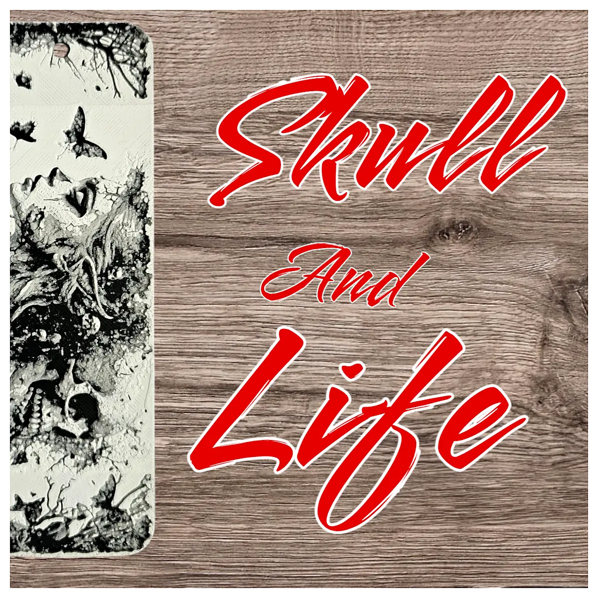 Skull Life Bookmark Reading Accessory Study Aid Memorial Gift Student Present Decorative Paper Bookmark Collection Item