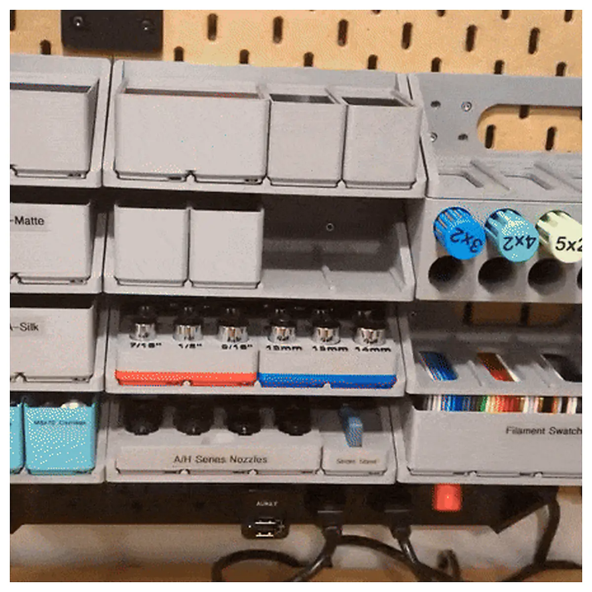 Gridfinity Slider Drawer System Organization Tools Modular Storage Expandable Desk Storage