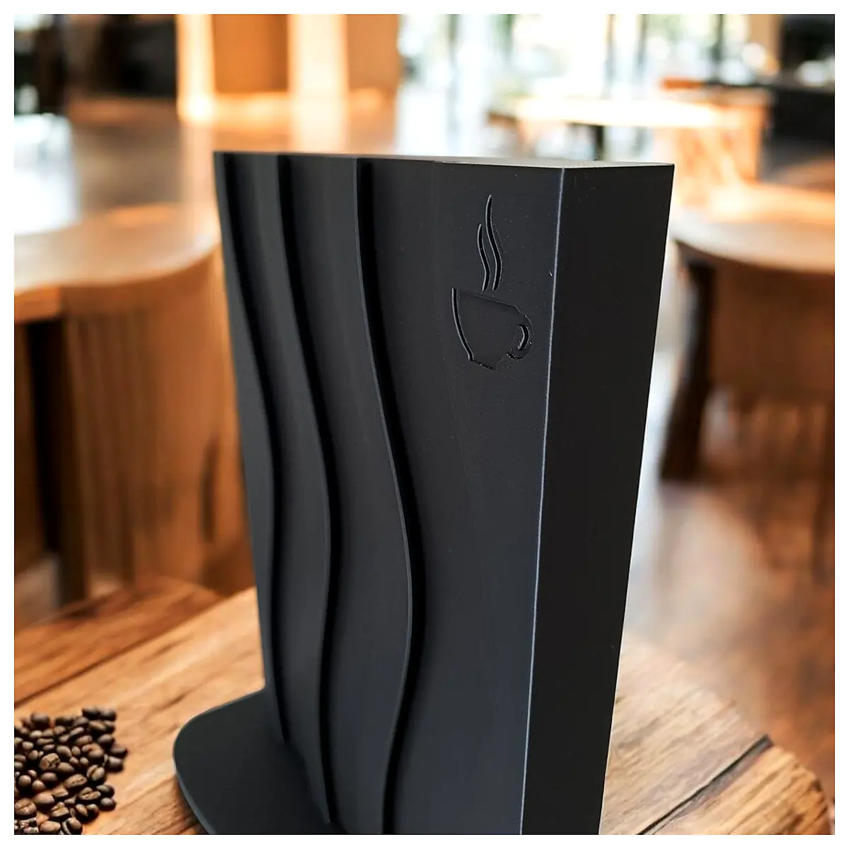 Wavy Capsule Holder Organizer Nespresso Compatible Coffee Pod Storage Creative Multi Function Coffee Machine Accessories Coffee Pod Organizer