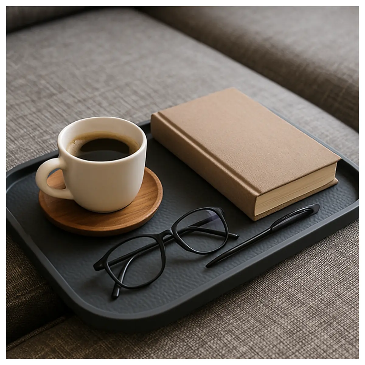 Sofa Tray Organizer Decorative Tray Living Room Magazine Holder Shelf Accessory Storage Solutions