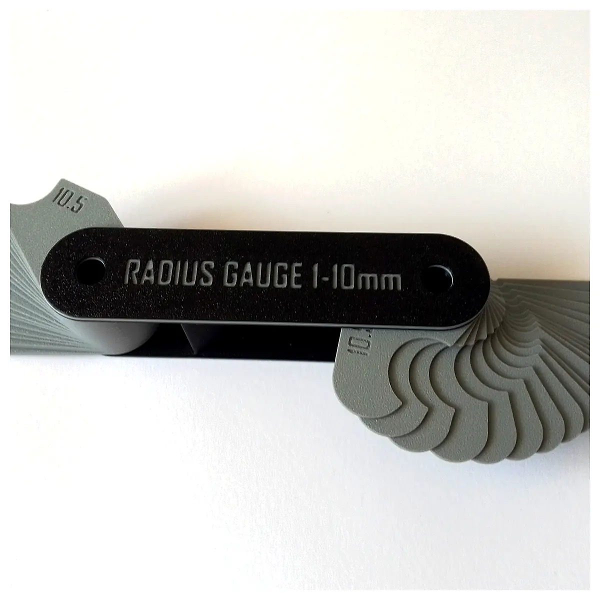 Radius Gauge 1 10mm 11 20mm 0 05mm Increments Measurement Tool Angle Finder Precision Universal