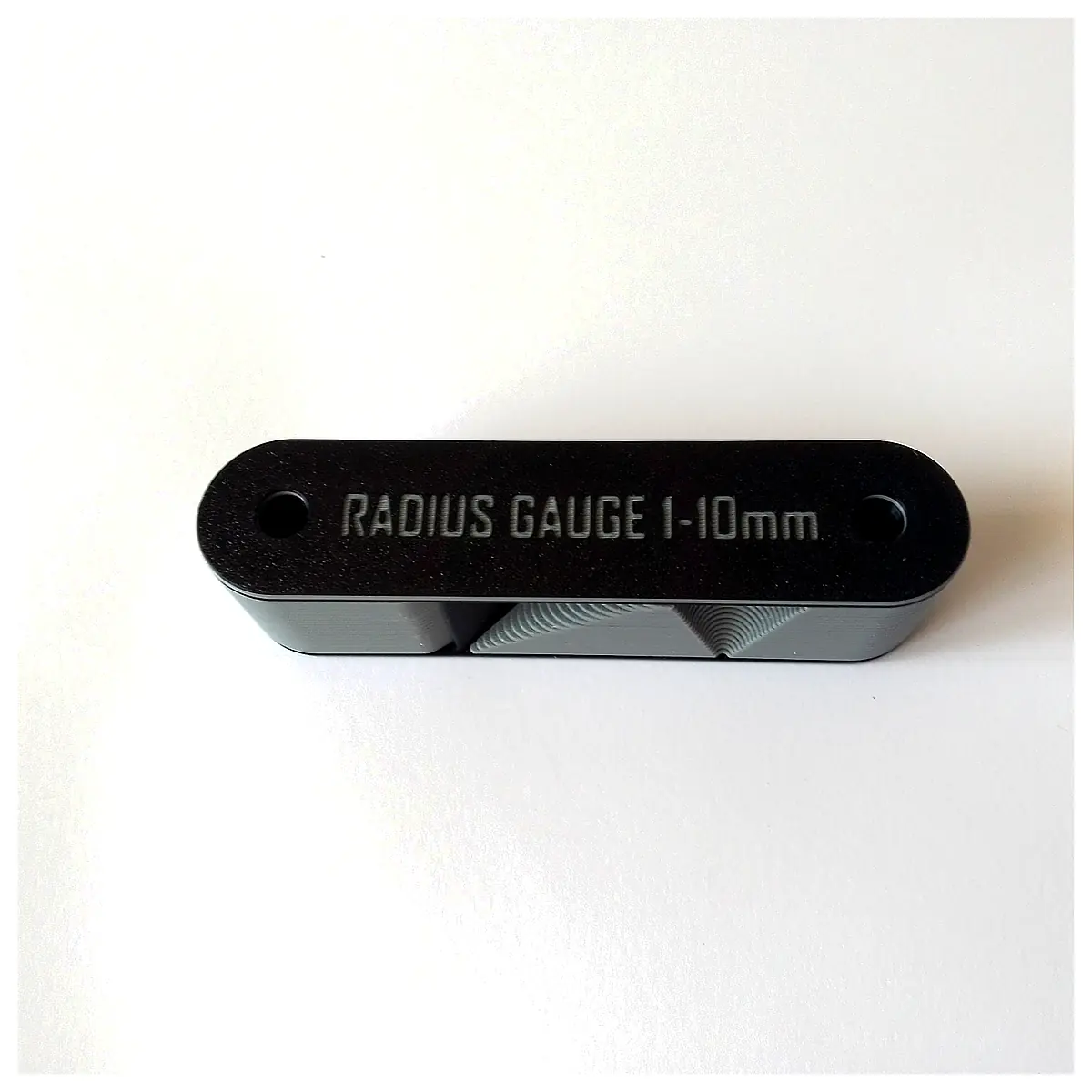 Radius Gauge 1 10mm 11 20mm 0 05mm Increments Measurement Tool Angle Finder Precision Universal