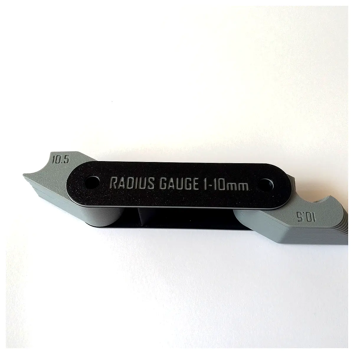 Radius Gauge 1 10mm 11 20mm 0 05mm Increments Measurement Tool Angle Finder Precision Universal
