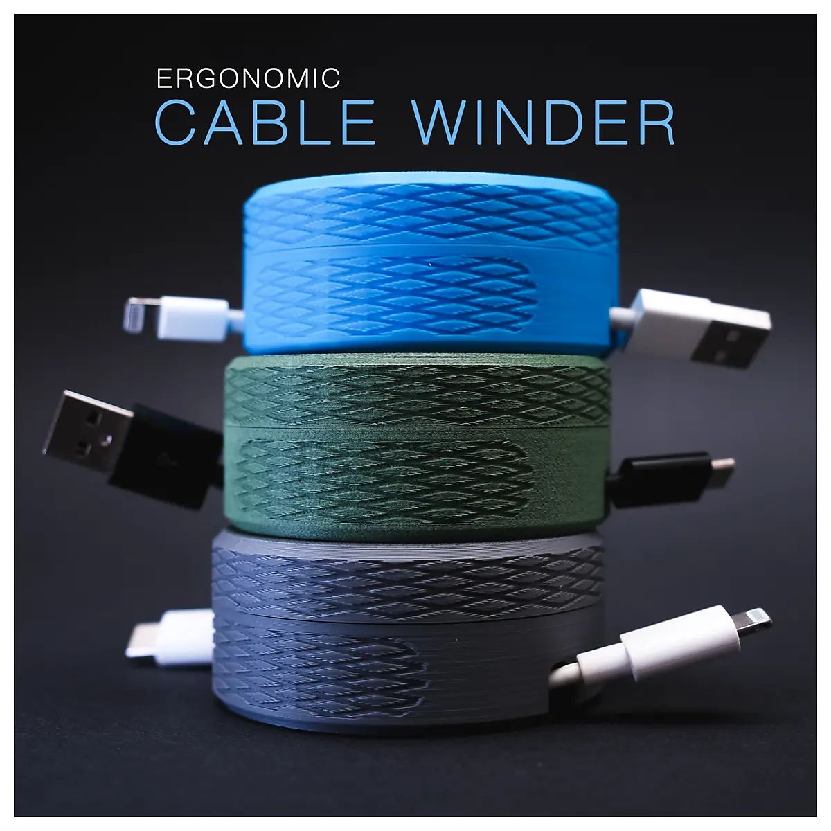 Cable Winder Organizer Universal Cable Management Protect Wire Spool Storage Automatic Cable Solutions