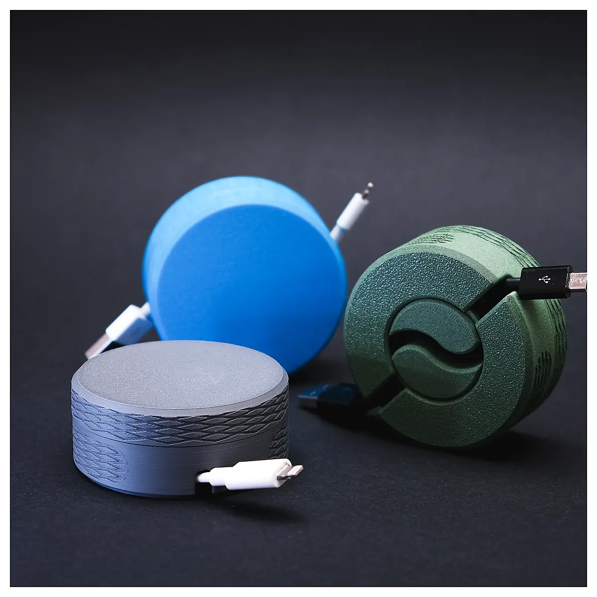 Cable Winder Organizer Universal Cable Management Protect Wire Spool Storage Automatic Cable Solutions