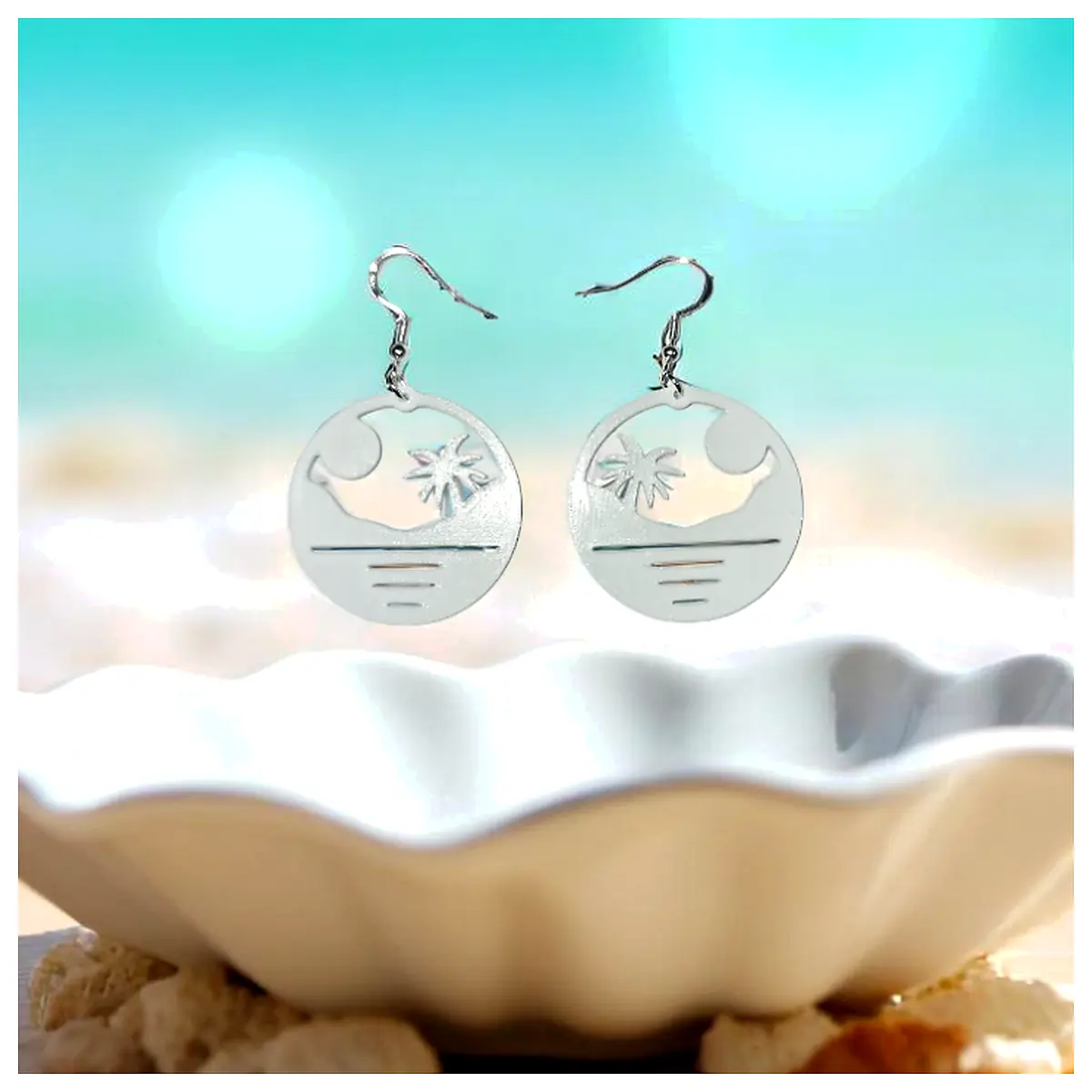 Beach Earrings Summer Earrings Women s Earrings Jewelry Beach Vacation Fashion Earrings Universal Drop Earrings