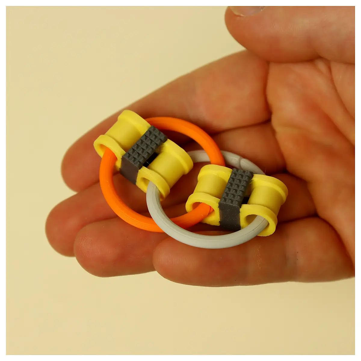 Flippy Ring Fidget Spinner Stress Relief Toy Quiet Training Focus Multi Function