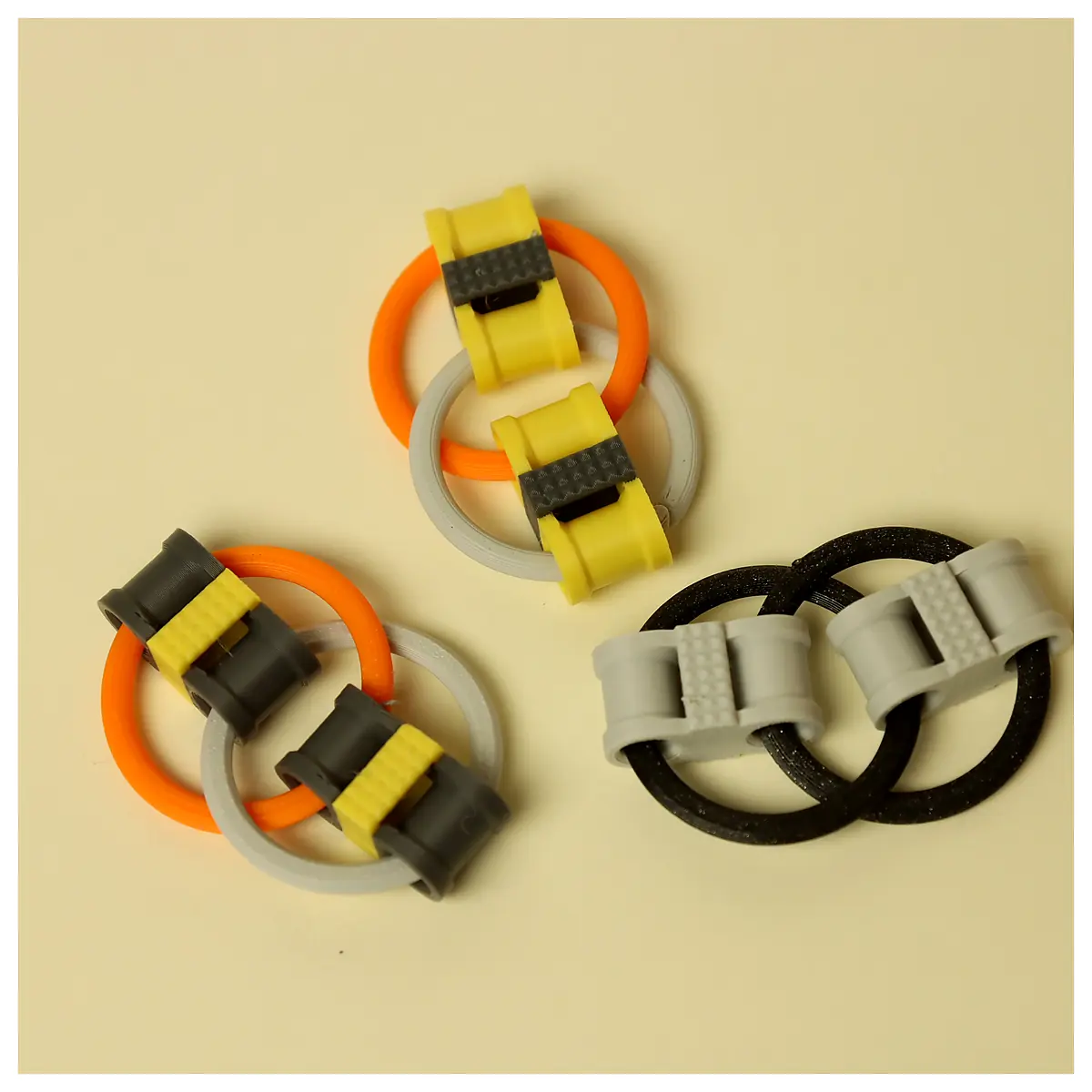 Flippy Ring Fidget Spinner Stress Relief Toy Quiet Training Focus Multi Function