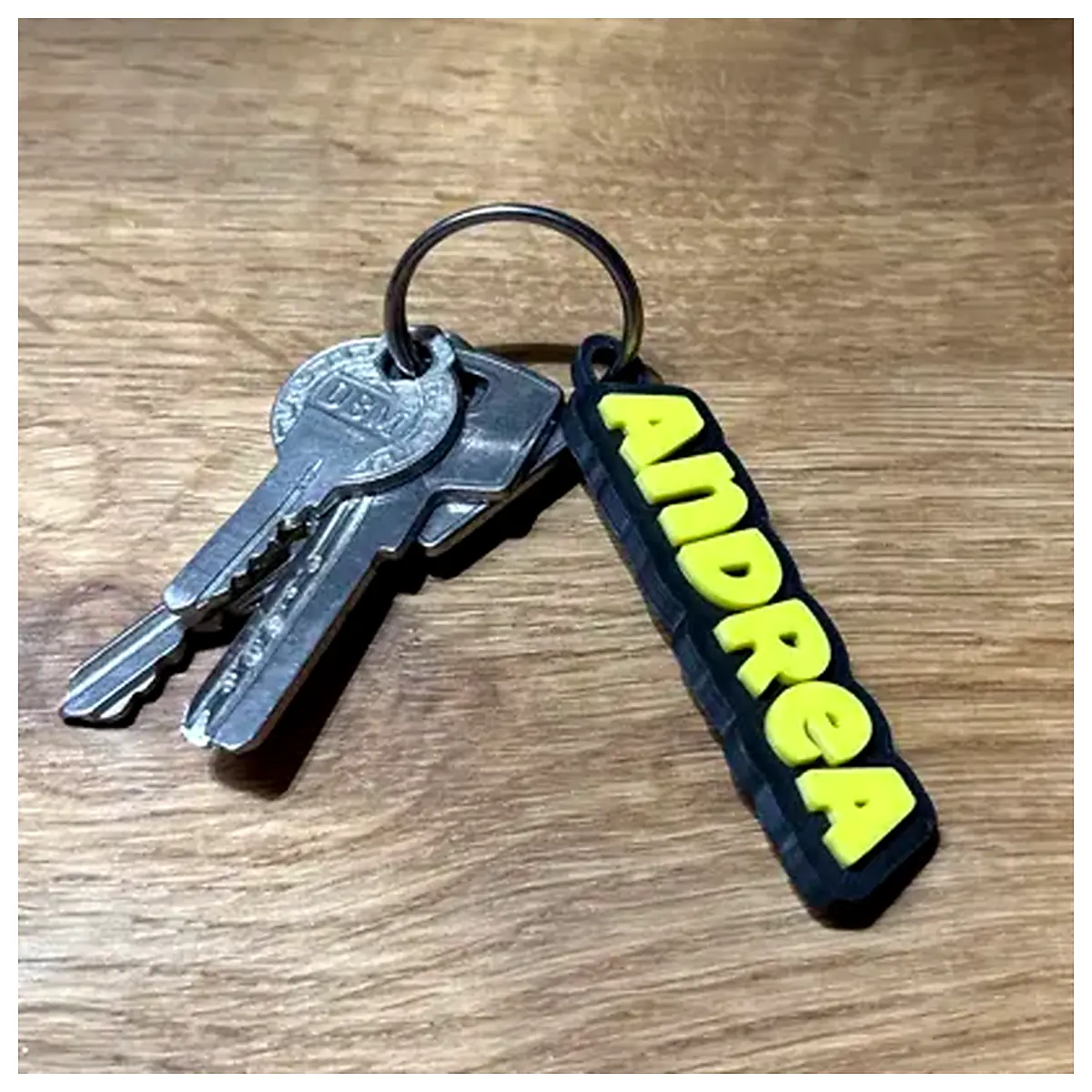 Personalized Name Keychain Custom Engraved Gift Memorial Keyring Unique Keepsake