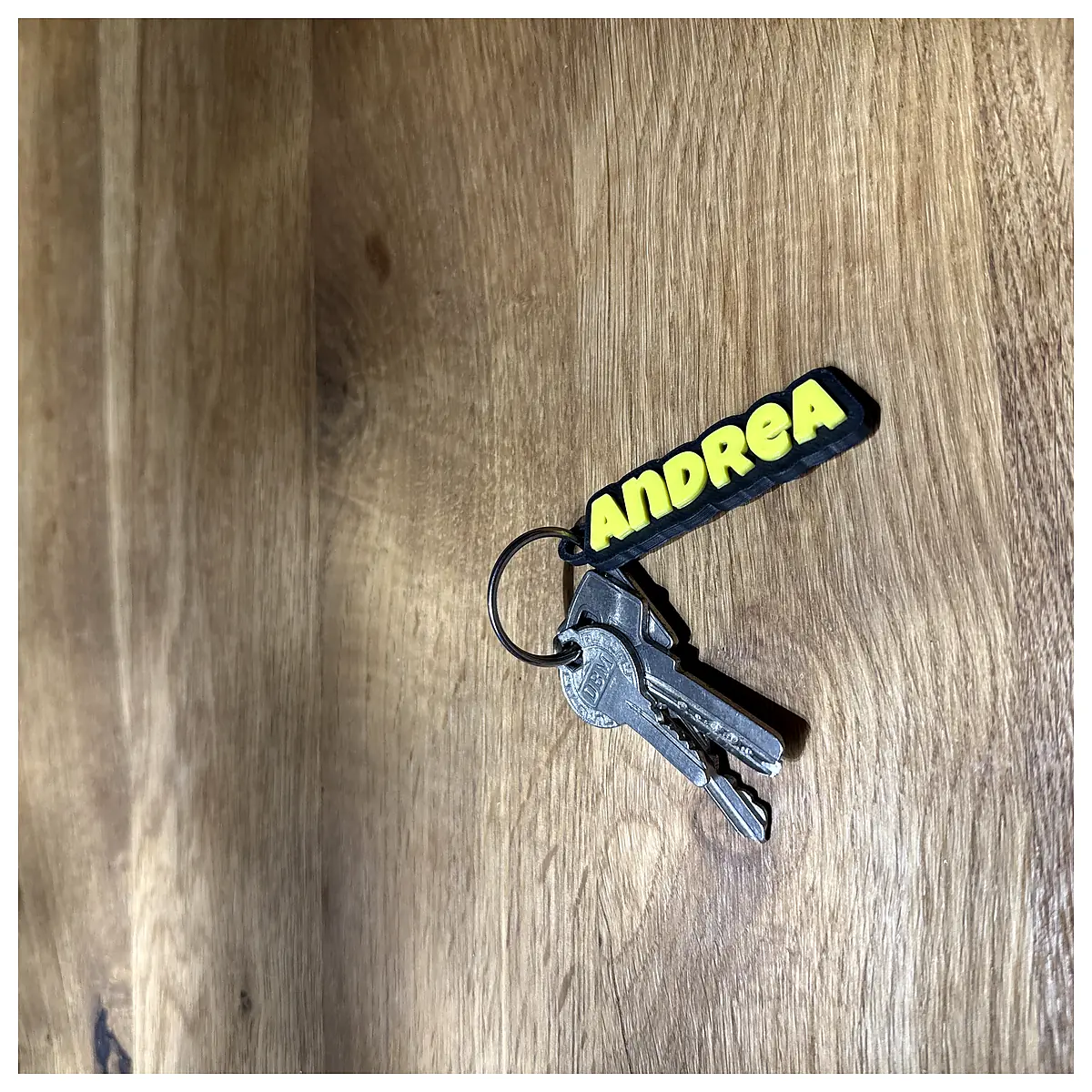 Personalized Name Keychain Custom Engraved Gift Memorial Keyring Unique Keepsake