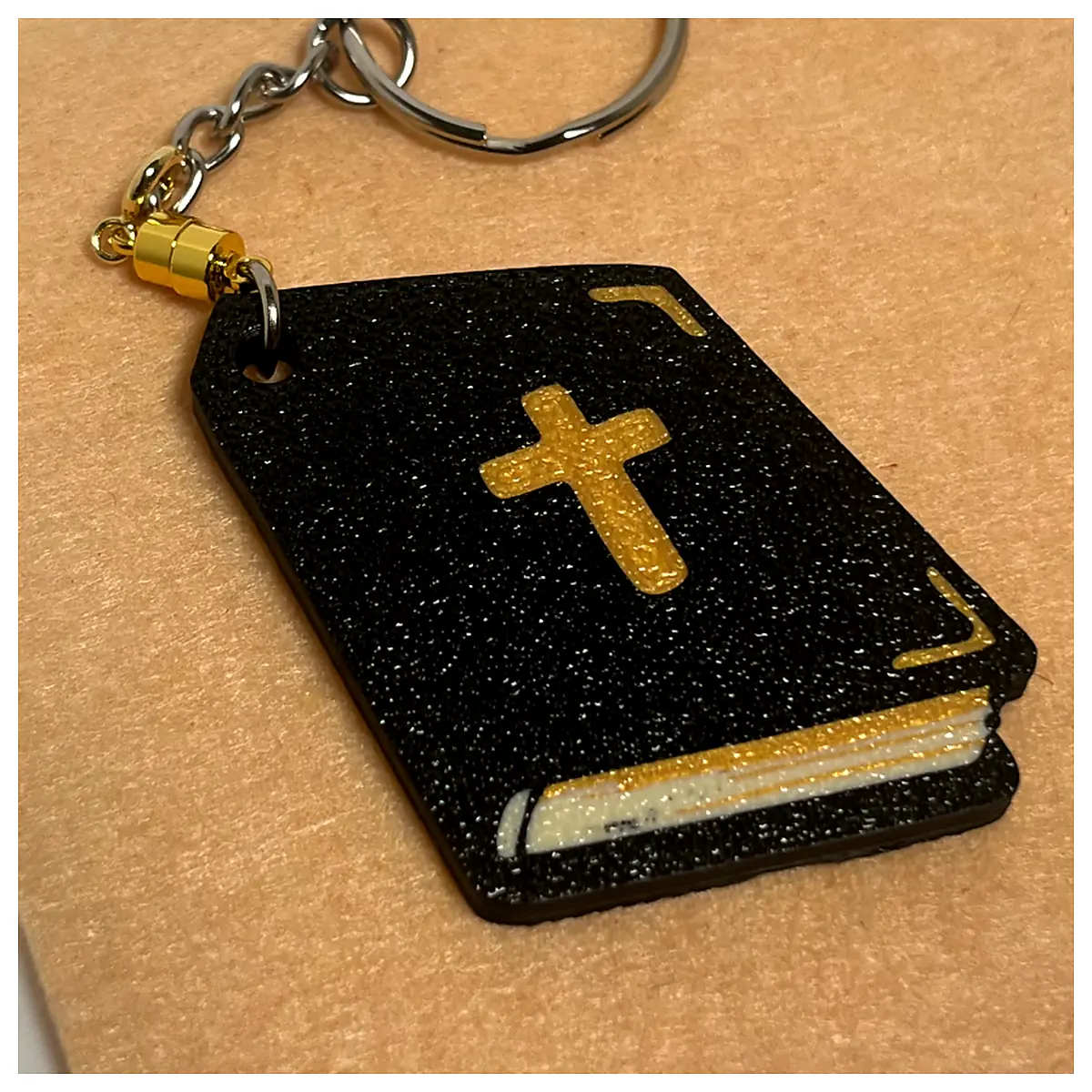 Bible NFC Keychain Religious Gift Christian Symbol Memorial Keychain Faith Jewelry Spiritual Gift